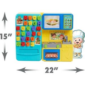 COCOMELON Just Play Learning Kitchen, 34-Pieces, Playset Kids Favorite Toy Gift